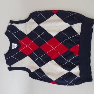NWOT! Argyle Sweater Vest. Size 10/12